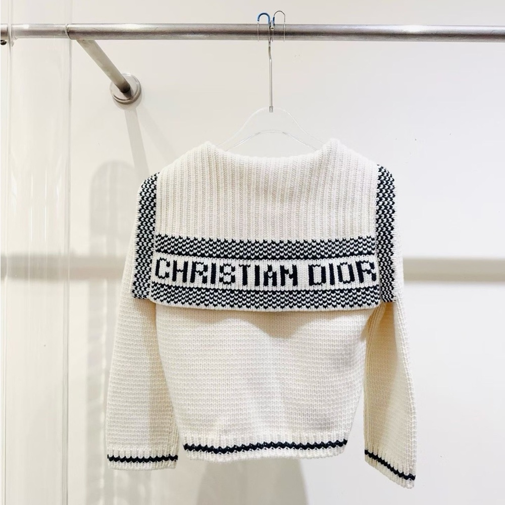 Authentic Dior Cream Knit Garment - Picture 2 of 6